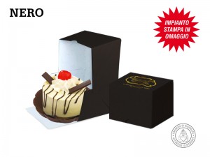 SCATOLE PER CIBO DA ASPORTO PERSONALIZZATE MONOPORZIONE NERE